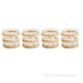 rattan plaited decorative Glasses with Wrapped Hurricane